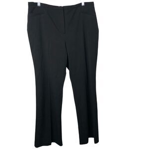 Chico's NWT Women's Metro Wide Leg Ultimate Fit Trousers in Black Size 2.5 (14)